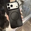 Ốp Lưng Giả Da Đen iPhone Basic Vòng Tròn – Bảo Vệ Tối Ưu, Phong Cách Tối Giản| Nắng Case
