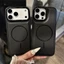Ốp Lưng Giả Da Đen iPhone Basic Vòng Tròn – Bảo Vệ Tối Ưu, Phong Cách Tối Giản| Nắng Case