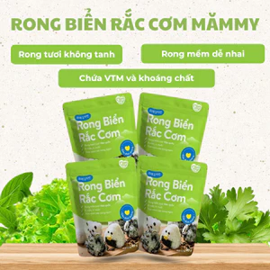 Rong biển rắc cơm cho bé Mawmmy ít mặn, không tanh, tăng hương vị cho bé, phù hợp cho bé 6 t tuổi
