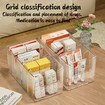 Tủ Sơ Cứu Gia Đình Lớn, Giá Thuốc Bên Trong, Hộp Đựng Thuốc Lưới Tháo Rời