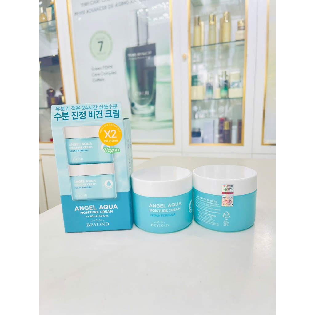 Kem dưỡng ẩm thuần chay cấp nước chuyên sâu Beyond Angel Aqua Moisture Cream x K Beauty Town