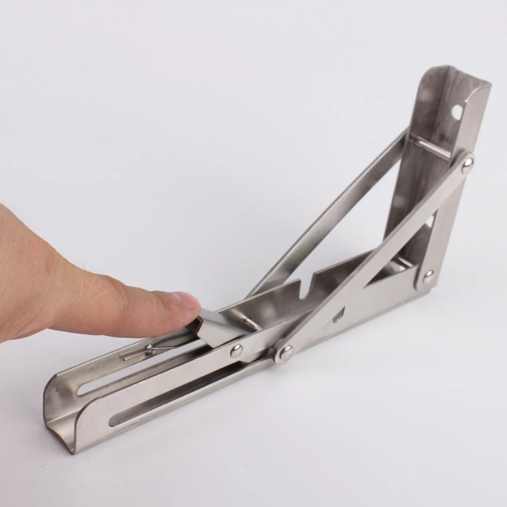 [1 Cặp] Bản lề INOX 304 chịu lực gập thông minh gấp gọn lắp cho bàn gấp