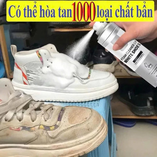 Bọt Tuyết Xịt Vệ Sinh Giày, Khử Mùi Hiệu Quả, Làm Sạch Giày, Túi Xách Nhanh Chóng Tiện Lợi