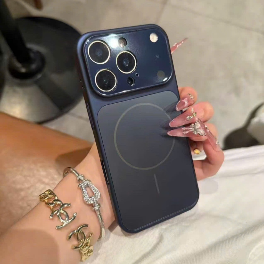 Ốp Lưng Kính Nhám Giả Iphone 17 ProMax, chống sốc, bảo vệ toàn diện cho điện thoại| Nắng Case