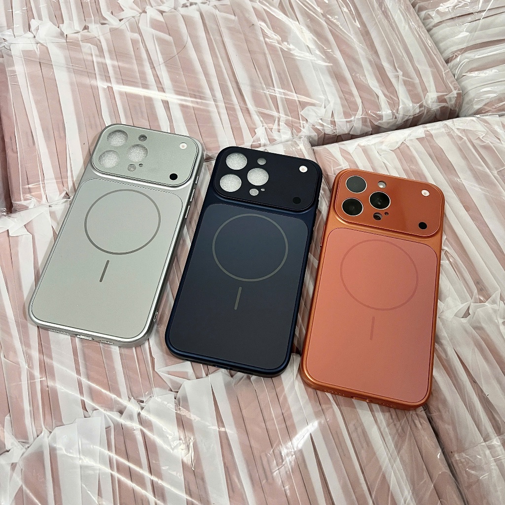 Ốp Lưng Kính Nhám Giả Iphone 17 ProMax, chống sốc, bảo vệ toàn diện cho điện thoại| Nắng Case