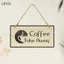 Bảng gỗ treo Coffee Take Away Decor quán Cà Phê phong cách mộc mạc BG74