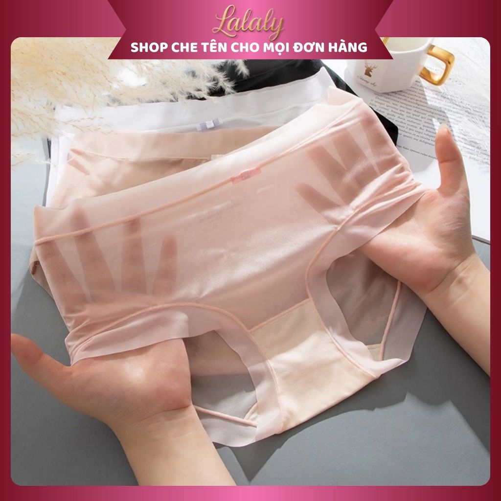 Set quần lót nữ 5 - 10  chiếc quần lót nữ thun lạnh Lalaly L48 , quần lót su thạch mềm mại không lộ viền trẻ trung