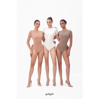 GIDIGIDI - VAL BODYSUIT 10504 chất thun co giãn tay ngắn dáng ôm mix nhiều kiểu basic