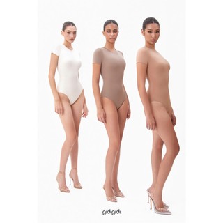 GIDIGIDI - VAL BODYSUIT 10504 chất thun co giãn tay ngắn dáng ôm mix nhiều kiểu basic