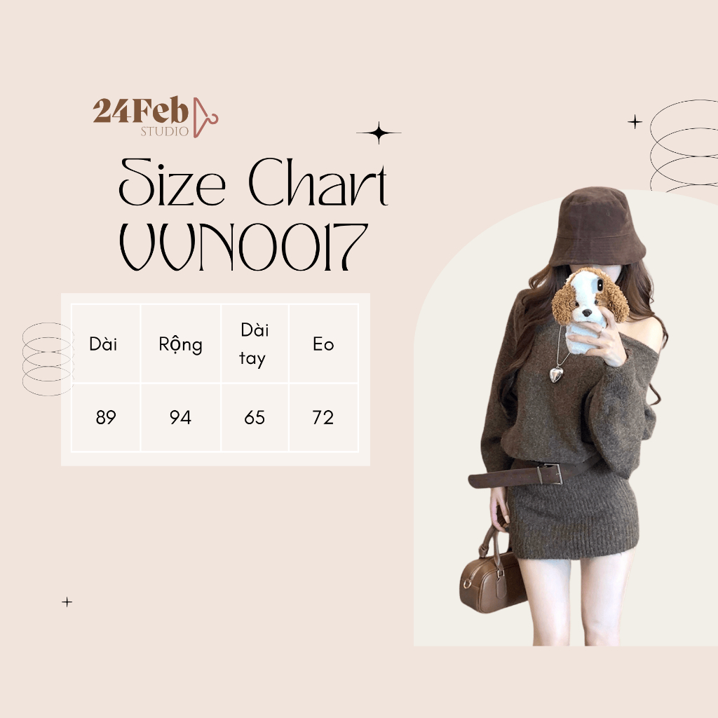 Váy len nữ lệch vai dáng thụng kèm ĐAI phong cách ulzzang Hàn Quốc 24Feb.studio VVN0017 | BigBuy360 - bigbuy360.vn