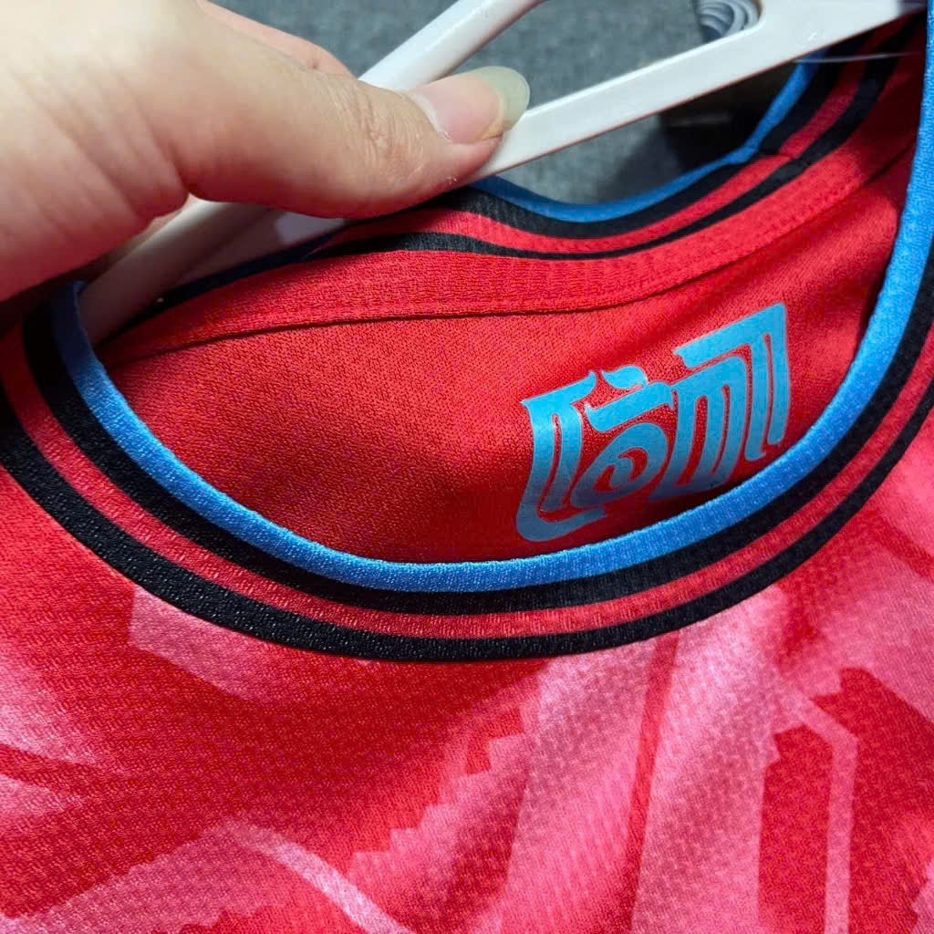 Bộ Quần Áo Bóng Đá Đá Đội Tuyển Hàn Quốc (Korea) Màu Đỏ Mùa Giải 24/25 - Vải Thái Cao Cấp MU Form 50-100kg.