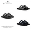 Dép quai ngang nam Caged Style Code LEMANS 3.LS08 da bò, đế cao su có mùi thơm, thiết kế quai da 3 lớp chính hãng BH 06T