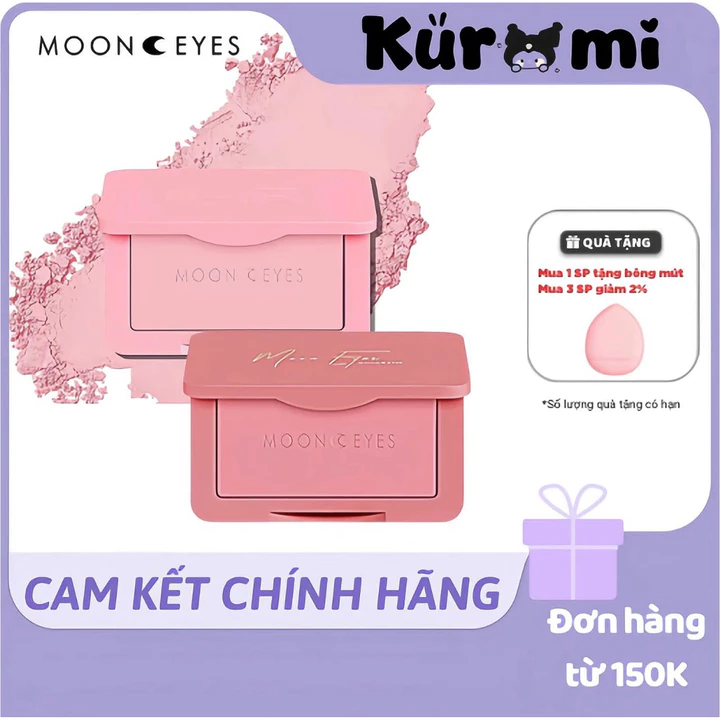 71 Má Moon Eyes Phấn Má Hồng MOONEYES BLUSH Dạng Má Bột má hồng mooneyes Color Romantic Collector Matte Mịn Tự Nhiên Lâu