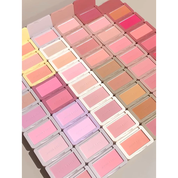 71 Má Moon Eyes Phấn Má Hồng MOONEYES BLUSH Dạng Má Bột má hồng mooneyes Color Romantic Collector Matte Mịn Tự Nhiên Lâu