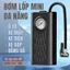 MÁY BƠM LỐP MINI KHÔNG DÂY DÙNG PIN SẠC - Bơm ô tô xe máy xe đạp, bơm xe điện, bơm bóng đá, bơm hơi đa năng