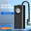 MÁY BƠM LỐP MINI KHÔNG DÂY DÙNG PIN SẠC - Bơm ô tô xe máy xe đạp, bơm xe điện, bơm bóng đá, bơm hơi đa năng