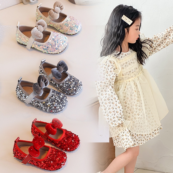 Phiên bản Hàn Quốc của giày cao cấp cho bé gái đám tiệc công chúa phong cách sang trọng
