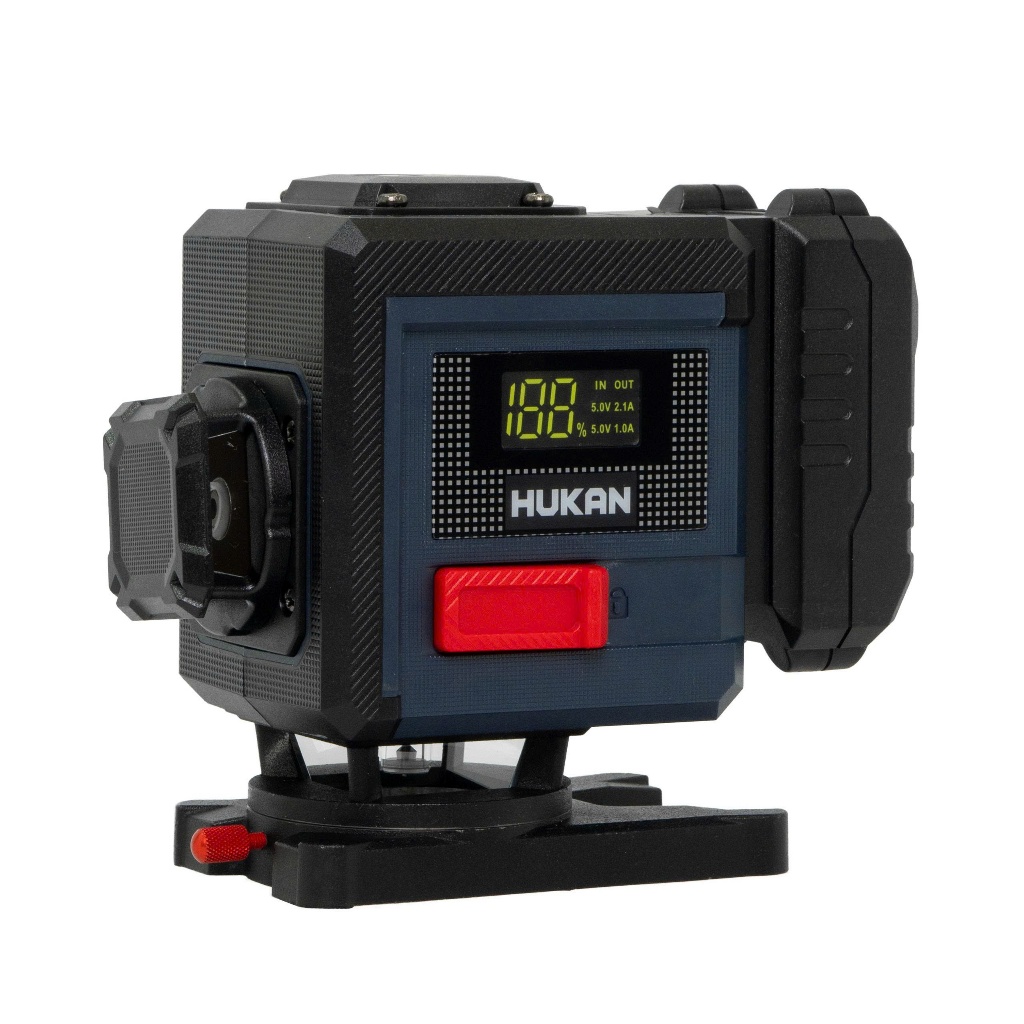 Máy Cân Bằng LASER 12 LINE HUKAN G1-LS12-G3,G4 | Tia Xanh Rõ Nét, 3D 360°, Chống Nghiêng, Tự Cân Bằng, Độ Chính Xác C
