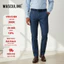Quần Jeans Nam MASCLULINE MJRC50 – Quần trung niên chất Cotton co giãn nhẹ form Regular túi hàm ếch