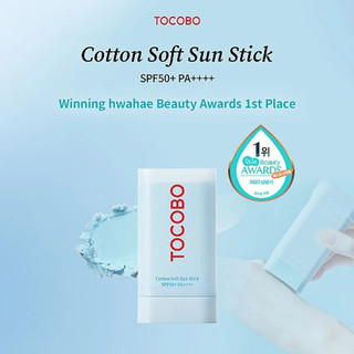 TOCOBO Cotton Soft Sun Stick SPF50+ PA++++/TOCOBO Cica Cooling Sun Stick SPF50+ PA++++