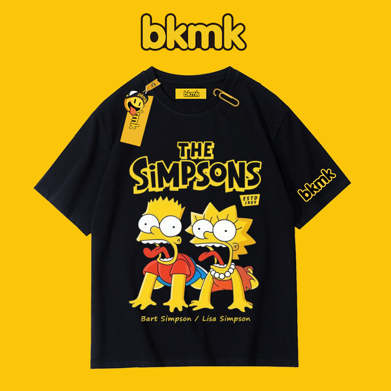 BKMK Áo Thun The Simpsons Collection - Form Rộng Unisex, Chất Liệu ...