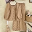 Bigsize KHÔNG KÈM CỘT TÓC Bộ Đồ Pijama Dài Tay Tiểu Thư Mặc Nhà Thoải Mái Chất Đũi Mềm Mỏng Nhẹ