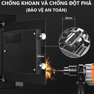 két sắt điện tử Két Sắt 50*35*30CM  Khóa Số Điện  an toàn bảo mật cao chống trộm, chống cháy nổ  Cho Gia Đình Văn Phòng