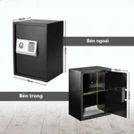 két sắt điện tử Két Sắt 50*35*30CM  Khóa Số Điện  an toàn bảo mật cao chống trộm, chống cháy nổ  Cho Gia Đình Văn Phòng — ảnh 5