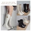 Boot da tag X cổ vát brand MIJILI hàng QCCC fullbox