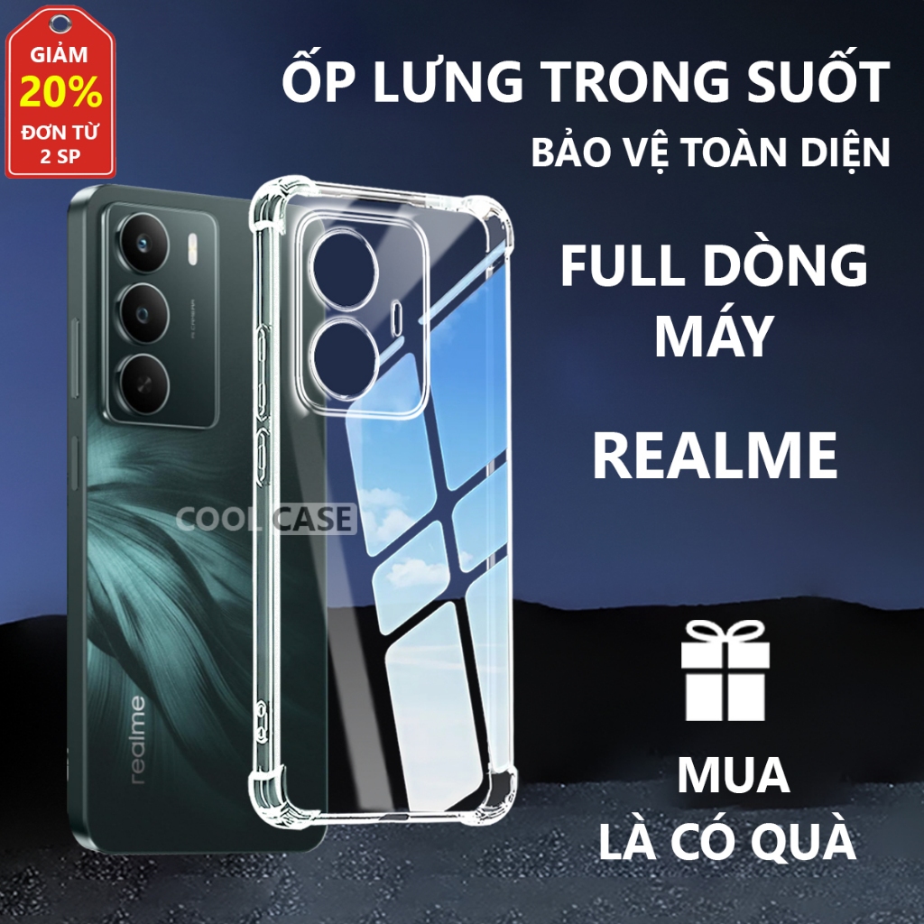 Ốp Lưng chống sốc Realme C11 C12 C15 C21Y C30 C35 C55 C67 C71 C75 C85/ C85 PRO C100/ NEO 7 GT 6 NEO 6 GT 5 NOTE 70 60 50