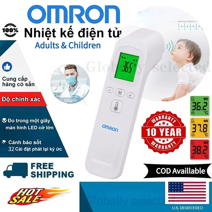 Nhiệt kế hồng ngoại kỹ thuật số LCDđo trán Scan,Súng đo thân nhiệt cầm tay,Đo hồng ngoại – 2