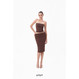 GIDIGIDI - LUX TOP 10508 áo ống, áo quây ngang trơn 2 lớp mix nhiều kiểu basic