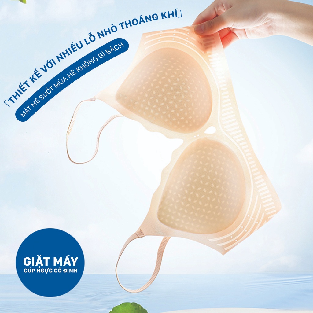 Áo Lót Đúc Su Nâng Size V1 Chống Xệ Unilove, Áo Ngực Không Gọng Không Lộ Viền, Kháng Khuẩn - 009