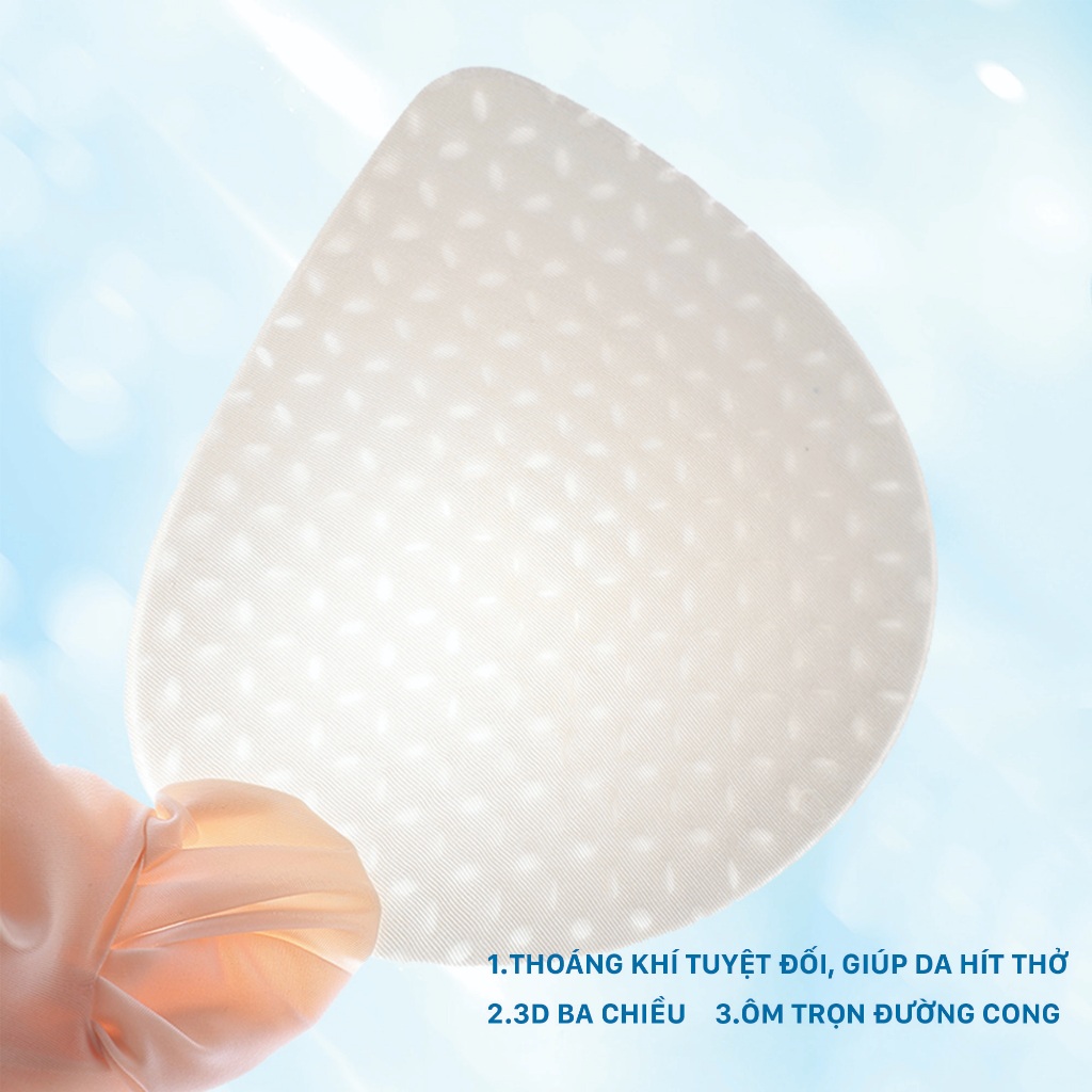 Áo Lót Đúc Su Nâng Size V1 Chống Xệ Unilove, Áo Ngực Không Gọng Không Lộ Viền, Kháng Khuẩn - 009