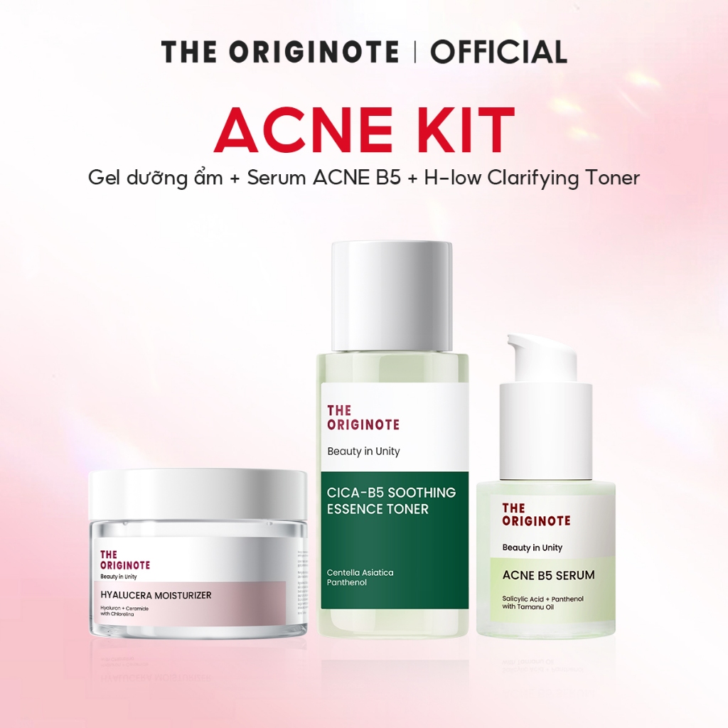 [MUA 3 TẶNG 1] Combo Serum và Kem dưỡng và Toner The Originote trắng da dưỡng ẩm tẩy tế bào chết giảm mụn chống lão hóa