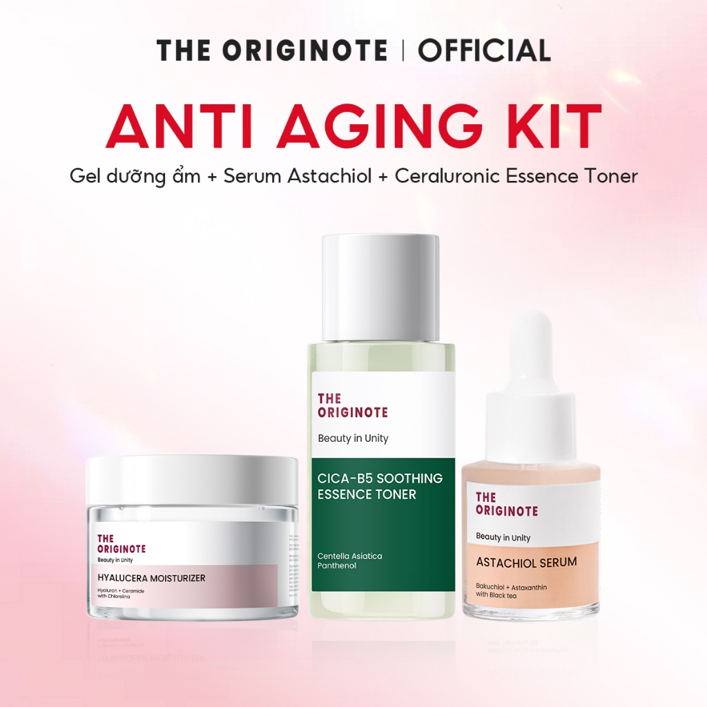 [MUA 3 TẶNG 1] Combo Serum và Kem dưỡng và Toner The Originote trắng da dưỡng ẩm tẩy tế bào chết giảm mụn chống lão hóa