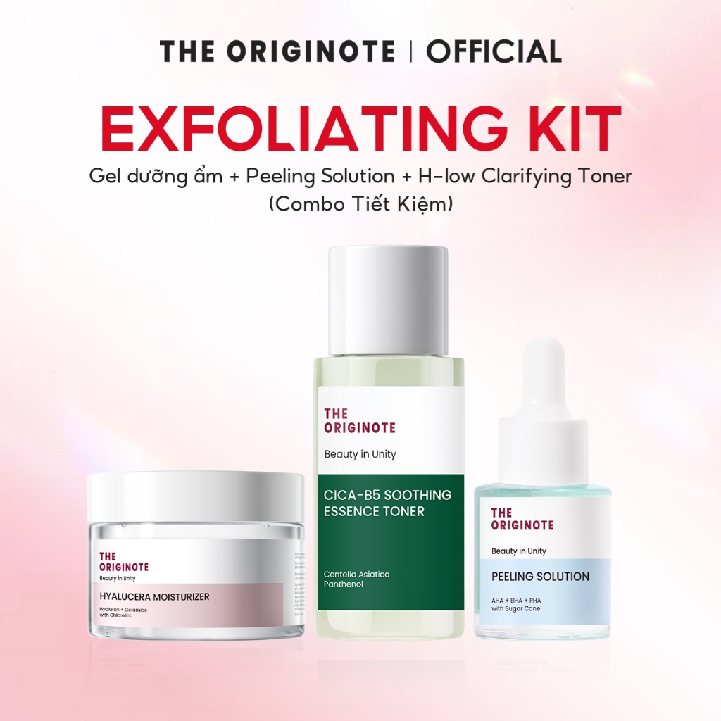 [MUA 3 TẶNG 1] Combo Serum và Kem dưỡng và Toner The Originote trắng da dưỡng ẩm tẩy tế bào chết giảm mụn chống lão hóa