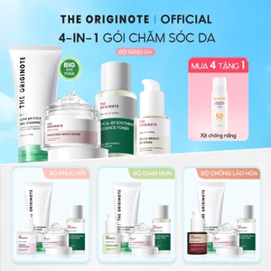 Combo Serum Kem dưỡng Toner Sữa rửa mặt The Originote trắng da dưỡng ẩm tẩy tế bào chết giảm mụn chống lão hóa