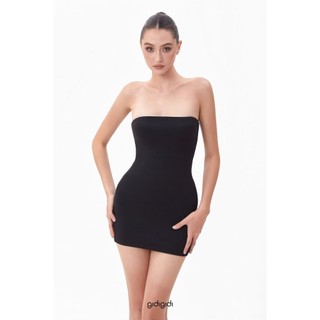 GIDIGIDI - ZOE DRESS 10511 đầm ống chất thun co giãn dáng ngắn basic