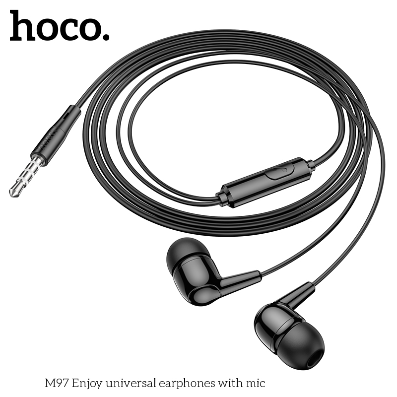 Tai Nghe Có Dây – 3.5mm M97 – Có Micro, Âm Thanh Rõ, Đàm thoại tốt cho Điện Thoại & Máy Tính