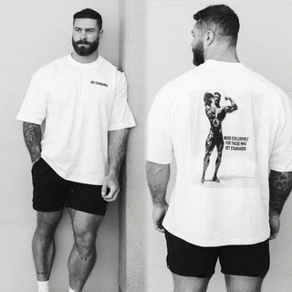 Áo Thun Thể Thao Nam Hình In Cá Tính Form Rộng Oversize Cotton Local Brand 2025