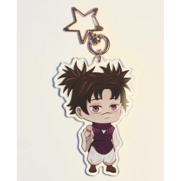 Móc khóa Jujutsu Kaisen – Nhân vật: Gojo, Geto, Toji, Nanami, Choso, Sukuna – Mua 2 tặng 1.
