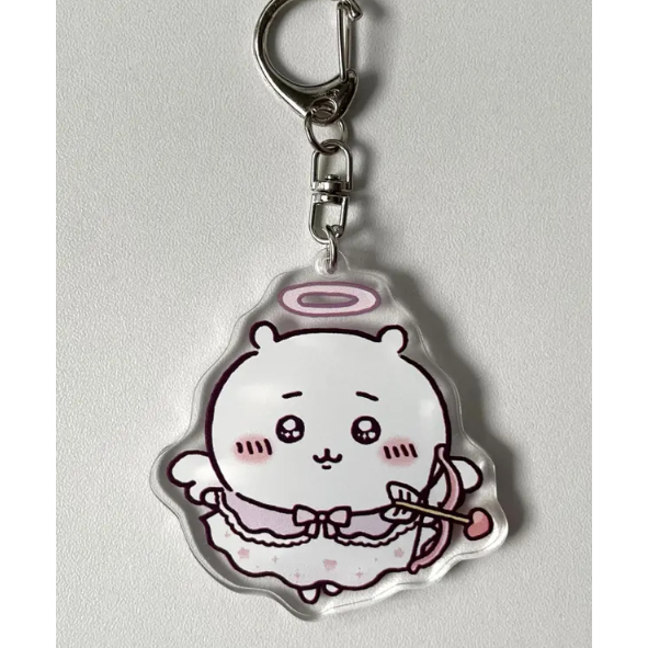 Móc khóa acrylic Chiikawa, móc khóa hai mặt Chiikawa – Nhân vật: Hachiware, Usagi, Momonga, móc khóa anime