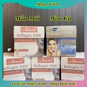 Collagen thủy phân Kollagen 5000 + Hyaluron Altapharma - Bí quyết giữ da trẻ trung và khỏe mạnh - Hộp 20 ống của Đức