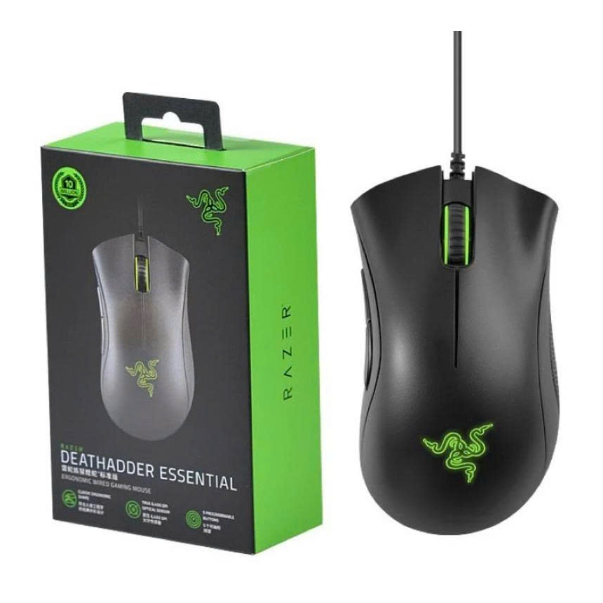 [ New 100% ] Chuột Gaming Razer DeathAdder Essential - 6400 DPI - 5 ...