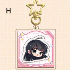 Móc khóa Acrylic Anime Link Click xoay được
