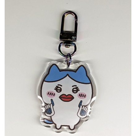 Móc khóa acrylic Baddie Chiikawa 2" | Charm Chiikawa dễ thương và hài hước – Nhân vật Hachiware, Usagi.