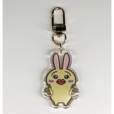 Móc khóa acrylic Baddie Chiikawa 2" | Charm Chiikawa dễ thương và hài hước – Nhân vật Hachiware, Usagi.