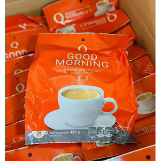 Thùng cà phê sữa “Good Morning” Trần Quang - Thùng 21 gói / 24 ống x 20g