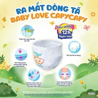Tã Bỉm Quần CAPY CAPY Chính Hãng Unicharm Đủ Size Cho Bé Từ M Đến 5XL